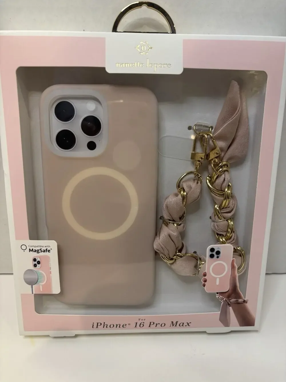 Nanette Lenore Case & Phone Wristlet Set, iPhone 16 Pro Max Compatible, MagSafe